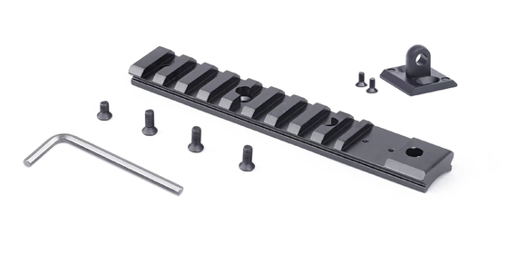 0.037kg Black Picatinny Rail bổ sung lý tưởng cho thiết bị bắn súng